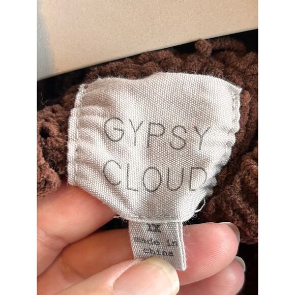 Gypsy Cloud Women's Colorblock Waffle Knit Turtleneck Sweater Multicolor Size 1X - Picture 8 of 10